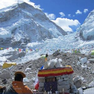 Everest base camp trek in February 