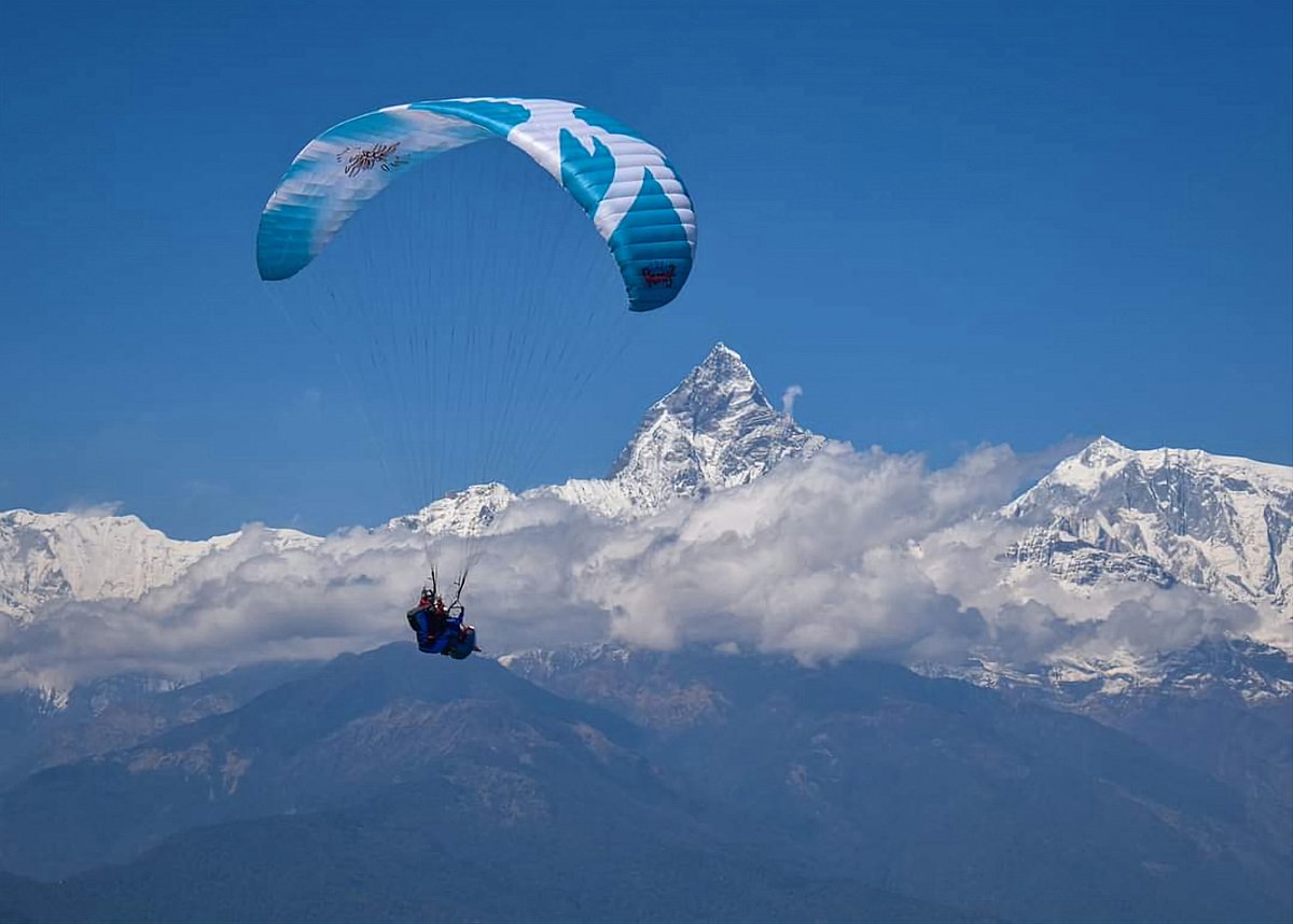 Paragliding in Nepal