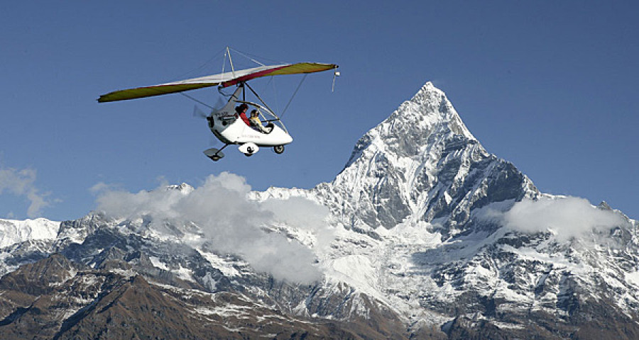 Ultralight Aircraft Flight in Nepal
